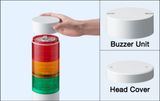  LR10-3M2WJNW-RYG Đèn tháp tín hiệu PATLITE 3 tầng Bóng LED Cấp độ bảo vệ IP66/69K 
