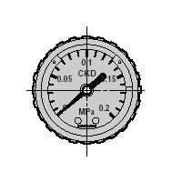  Công Tắc Phát Hiện Chỗ Ngồi/Độ Bám Dính/Gãy Pin Đẩy Đầu Vuông , Đồng Hồ Đo Áp Suất Có Dấu An Toàn - CKD 