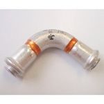  Crosslinked Polyethylene/Polybutene Pipe Compatible Press Type Fitting, JP Joint, J, 90° Elbow - BENKANJAPAN 
