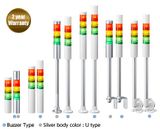  Đèn tháp tín hiệu LED Φ40mm Dòng LR4 Patlite 