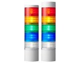  LR10-5M2WJBW-RYGBC Đèn tháp tín hiệu có còi Buzzer 92db PATLITE 5 tầng Bóng LED Cấp độ bảo vệ IP66/69K 
