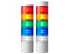  LR10-5M2WJBW-RYGBC Đèn tháp tín hiệu có còi Buzzer 92db PATLITE 5 tầng Bóng LED Cấp độ bảo vệ IP66/69K 