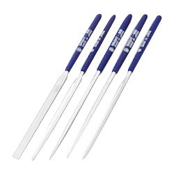  Bộ Giũa Cứng Phủ Chrome Bộ Giũa Phẳng, Giũa Hình Bán Nguyệt, Giũa Hình Tròn, Giũa Hình Vuông, Giũa Tam Giác 5 Bộ Giũa - AS ONE 