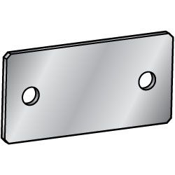  Sheet Metal Mounting Plates / Brackets - Center Symmetrical Type - MISUMI 