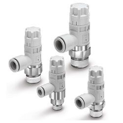  Bộ Điều Khiển Tốc Độ Tiết Kiệm Không Khí Với Chức Năng Giảm Áp Suất / Với Chức Năng Cấp Và Xả Nhanh Sê-ri AS-R/AS-Q - SMC 