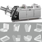  Máy Sản Xuất Sản Phẩm Giấy Perfect PFC-1200 PAPER LUNCH BURGER BOX MAKING FORMING MACHINE 