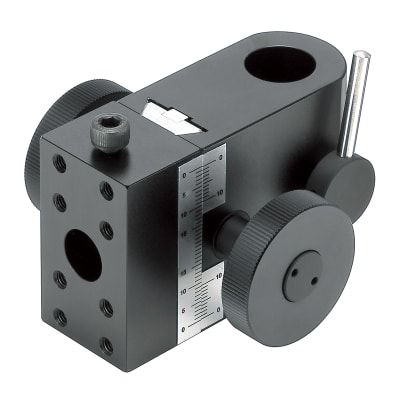  [High Precision] Dovetail Slide, Post Mounted - 1 Axis Slide With Crossed Mounting Bores - MISUMI 