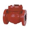  10K Type, Cast Iron F-Type Rubber Seat Swing Check Valve - TOYO VALVE 