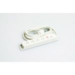  Dải Cắm Điện Đa Dụng, Ổ Cắm Phẳng 3 Pin Đẩy Đầu Vuông Cắm, 1 Khóa Xoắn Ổ Cắm - Bộ Dây Cáp Có Phích Cắm Khóa Xoắn - AMERICAN DENKI 