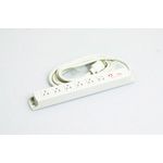  Dải Cắm Điện Đa Dụng, Ổ Cắm Phẳng 5 Pin Đẩy Đầu Vuông Cắm, 1 Khóa Xoắn Ổ Cắm - Bộ Dây Cáp Có Phích Cắm Khóa Xoắn - AMERICAN DENKI 