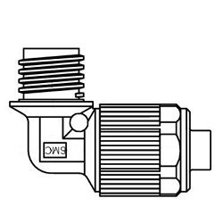  Phụ Kiện Fluoropolymer Kích Thước Inch Đầu Nối Của Union Elbow Tiết Kiệm Không Gian - SMC 