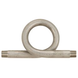  Stainless Steel Screw-in Type Pipe Fittings, Round Siphon "MO" - MIETECHNO 