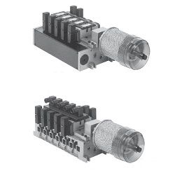  Van Điện Từ 5 Cổng, Loại Thí Điểm, Loại Cắm / Loại Không Cắm, Sê-ri VFR5000, Ống Góp Làm Chất Tẩy Rửa Ống Xả - SMC 