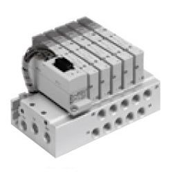  Van Điện Từ 5 Cổng, Plug-in, Đế Kim Loại, Tương Thích Sê-ri EX510, Sê-ri SY3000/5000/7000, Manifold - SMC 