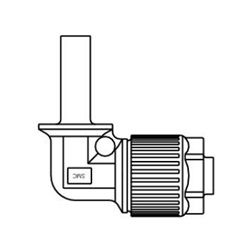 Liên Kết Mở Rộng Ống Khuỷu Tay LQ1E-T Kích Thước Inch Phụ Kiện Fluoropolymer / Phụ Kiện Hyper - SMC 