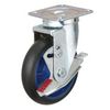  Bánh Xe Điện Trở Khởi Động Thấp Loại LR-WJB, Loại Có Bánh Xe Xe Cao Su, Phụ Kiện Xoay Có Nút Chặn - INOAC 