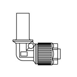  Cút Liên Kết Mở Rộng Ống, Loại Giảm, LQ1E-T-R Kích Thước Inch Phụ Kiện Fluoropolymer - SMC 