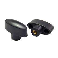  Núm Bán Nguyệt Bằng Nhựa Loại Mới - Loại Con Trượt Ren - BRAMA 