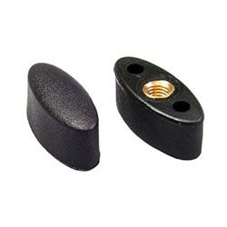  Núm Nửa Mặt Trăng Bằng Nhựa - Loại Con Trượt Ren - BRAMA 