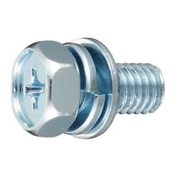  Vòng Đệm Phẳng Lò Lò Xo Bu Lông Đảo Ngược Hình Lục Giác Đầu Phillips Tích Hợp - SUNCO 
