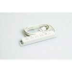  Multi-Use Power Strip, 2 Outlets Flat Blade, 2 Outlets Twist Lock - Cable Set With Twist Lock Plug - AMERICAN DENKI 