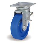  Bánh Xe Tấm Thép, Xoay/Nút Tự Do, Bao Gồm Đầu Nối Kim Loại JB, MCB/JB - OKAMOTO KOKI 