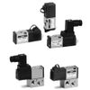  3-Port Solenoid Valve, Direct Operated Poppet Type, Gioăng Cao Su, VK300 Series - SMC 