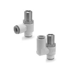  Tamper Proof Speed Controller With One-Touch Đầu Nối, Elbow Type / Universal Type, AS Series - SMC 