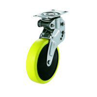  NPG Model Free Wheel Plate Type, Anti-Static Urethane Foam Wheel - YUEI CASTER 