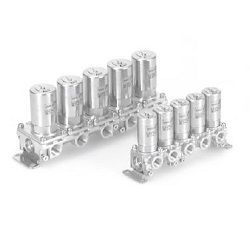  Van Điện Từ 2 Cổng Tác Động Trực Tiếp Nhỏ Gọn Cho Nước/khí, Sê-ri VDW10/20 / Van Cho Ống Góp - SMC 