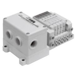  5-Port Solenoid Valve, Plug-in, Connector Connection Base, EX126 Series, Rechargeable Battery Compatible, 25A-SY5000 Series, Manifold - SMC 