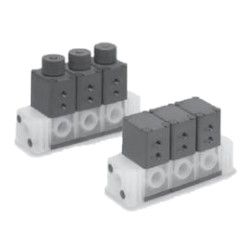  Van Chất Lỏng Hóa Học Có Độ Tinh Khiết Cao / Sê-ri LVA, Manifold Và Manifold Vận Hành Bằng Không Khí - SMC 