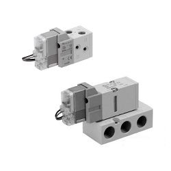  Sản Phẩm Tuân Thủ Tiêu Chuẩn CSA, Van Điện Từ Loại Thí Điểm 5 Cổng, Gioăng Cao Su, Sê-ri VF1000/3000/5000 - SMC 