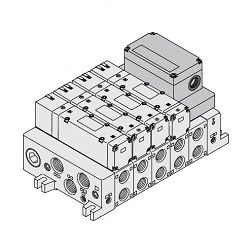  Van Điện Từ 5 Cổng, Loại Gắn Trên Đế, Bộ Cắm, Sê-ri Tấm Đế , Manifold, S Kit - SMC 