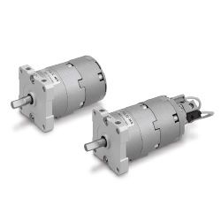  Free Mount Type Bàn Xoay Actuator With Angle Chân Đế Điều Chỉnh, Vane Type, CRBU2WU Series - SMC 