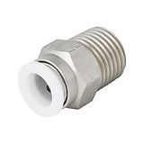  Khớp Đầu Nối Ống Một Chạm Bằng Thép Không Gỉ Sê-ri KQ2, Khớp Nối Nửa Liên Kết Đầu Nối -G - SMC 