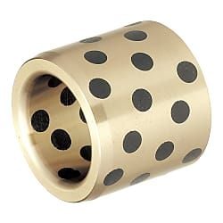 Oil Free Bushings - Copper Alloy Straight, Standard / Thin Wall, I.D. G6 O.D. M6 / Standard I.D. G6 O.D. H6 - MISUMI 