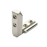  Đầu Nối Rãnh Góc Hợp Kim Kẽm Cho Các Cấu Hình Tiêu Chuẩn Châu Âu Với Chiều Rộng Rãnh Là 8 Mm - MISUMI 