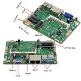  Máy Tính Công Nghiệp XCY Dual LAN Core I5 4200u Mini Pc 6 