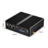  Máy Tính Công Nghiệp XCY Lan Kép RS232 Intel 3805U X30G 