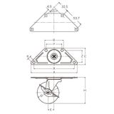  Bánh Xe Đàn Hồi 215 GL 50 Hammer Caster 