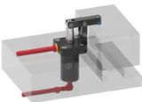  Kẹp bản lề khí nén KJF HGC-3035A 