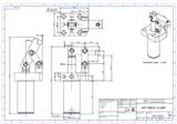  Kẹp bản lề khí nén KJF HGC-3035A 