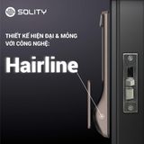  Khóa điện tử SOLITY GSP-2000BK (Vân tay - Thẻ từ - Mã Số - Wifi) 