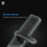  Khóa điện tử PHILIPS 7300 (Vân tay - Thẻ từ - Mã Số ) 