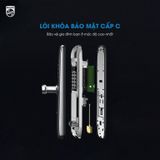  Khóa điện tử PHILIPS 7300 (Vân tay - Thẻ từ - Mã Số ) 
