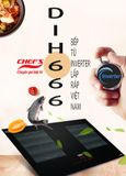  Bếp điện từ đôi CHEFS EH-DIH666 