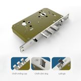  Khóa điện tử PHILIPS ALPHA (Vân tay - Thẻ từ - Mã Số - App) 