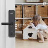  Khóa điện tử PHILIPS DDL-603E (Vân tay - Thẻ từ - Mã Số - App) 