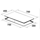  Bếp 3 Điện Từ KAFF KF-IC5801SB 